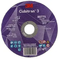 3M Skärskiva Cub. III 125-2 plang stål/rf