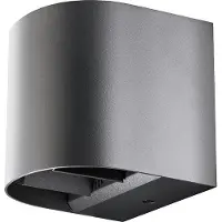 SG ARMATUREN Artes Round grafit 360 lm 3000K utomhuslampa