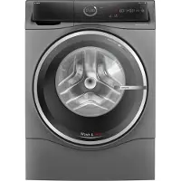 Bosch Serie | 8 WNC254ARSN - Tvättmaskin/torktumlare - Wi-Fi - Fördjupning - bredd: 60 cm - höjd: 85 cm - frontmatad - 65 liter - 10.5 kg - 1400 rpm - gjutjärnsgrå