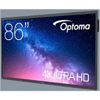 Optoma Creative Touch 5863RK - 86 Diagonal klass 5-Series LED-bakgrundsbelyst LCD-skärm - interaktiv - med pekskärm (multitouch) - Android - 4K UHD (2160p) 3840 x 2160 - Direct LED - svart
