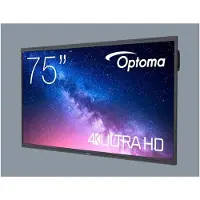 Optoma Creative Touch 5753RK - 75 Diagonal klass 5-Series LED-bakgrundsbelyst LCD-skärm - interaktiv - med pekskärm (multitouch) - 4K UHD (2160p) 3840 x 2160 - Direct LED
