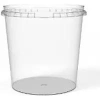 Multi Plastmugg Handy-Safe 1170 ml Ø132xH128 mm PP Clear,200 st/ps - (200 st.)
