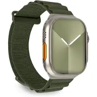 Case4Me SBS klockarmband till Apple Watch 42/44/45/49 mm. Grön
