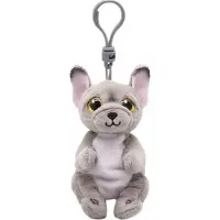 TY Nyckelring - grå hund - 8,5 cm