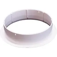 DUKA Ventilation Rörtapp för ventilator S7, Ø100 mm, vit