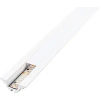 SG ARMATUREN StripLine 1,8 m vit hörnprofil - utan LED-strip och drivrutin