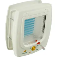 Ferplast - Cat Door Swing 7 4-way - White