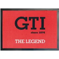 Vw-collect VW GTI dörrmatta, 'The Legend', röd