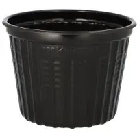 Papstar 25 Mehrweg-Suppenbecher 500 ml, Skål, Rund, Polypropylen, Svart, Monokromatiskt, 25 styck