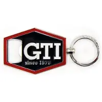 Vw-collect VW GTI nyckelring sexkantad m. flasköppnare, svart