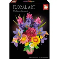 Educa Kreativt lekset - Floral Art - Bukett med Wild blommor - - One Size - Kreativt lekset