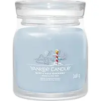 Yankee candle North Pole Hideaway, Rund, Ljusblå, 50 h, 1 styck