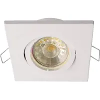 Deko-light Alioth 110029 infälld takring LED (RGB), Halogen GU5.3, MR 16 35 W signalvit (RAL 9003)