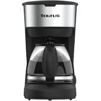 Taurus Verona 6 Inox, Droppande kaffebryggare, Malat kaffe, 600 W, Svart, Rostfritt stål