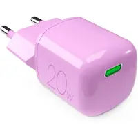 Puro Elektrik 20W GaN USB-C väggladdare - Rosa