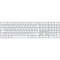 Apple Magic Keyboard with Touch ID and Numeric Keypad - Tangentbord - USB-C - trådlös - Bluetooth - QWERTY - dansk - vita tangenter