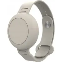 Ofkoz vattentätt armband för Apple AirTag i justerbart silikon - Beige