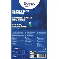 Avery-Zweckform TYVGN-50 Inloppsband (L x B) 256 mm x 19 mm Klisterremsor 500 st