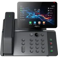 Fanvil V66 PRO, IP-telefon, Mörkgrå, Ansluten telefonlur, Bord/vägg, SIP-info, 20 linjer