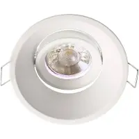 Deko-light Arktur 110019 Takmonteringsring LED, Halogen GU5.3, MR 16 35 W Signalvit (RAL 9003)