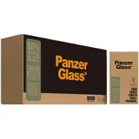PanzerGlass - Skärmskydd för mobiltelefon - ultrabred passning - glas - ramfärg svart