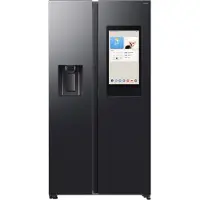 Samsung Series 9 RS90F67BEF, Fristående, Amerikansk dörr, Svart, 2 dörr/dörrar, Premium Black Steel, 36/64