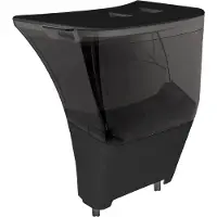 Whisker - Litter Hopper with Bonnet - Black