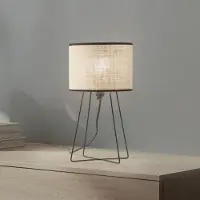 Duolla Bordslampa Trixi , Brun / rost, Vardagsrum / matsal, Textil / tyger / siden, Bordslampa