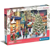 Clementoni Pussel HQC Christmas Village, 1000 bitar