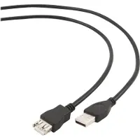 Gembird CCP-USB2-AMAF-15C - USB-förlängningskabel - USB (hona) till USB (hane) - USB 2.0 - 4.5 m - formpressad - svart
