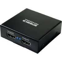 Speaka Professional SP-HDS-220 1+2 Port HDMI-Splitter Ultra HD-kapabel 3840 x 2160 pixel Svart
