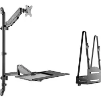 Speaka Professional Monitor-väggfäste SP-MM-710 1 Skärm(ar) 33,0 cm (13) - 68,6 cm (27) Svart Vridbar, Justerbar i höjd, Tiltbar, Svängbar
