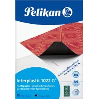 Pelikan Interplastic 1022 G - Kolsyrepapper - 10 ark - A4 (210 x 297 mm) - kopiering