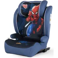 Disney Isofix Bälteskudde med rygg Spiderman 105-150cm R129