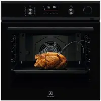 Electrolux SenseCook 600 COP840B - Ugn - med ångfunktion - inbyggd - Wi-Fi - fördjupning - bredd: 56 cm - djup: 55 cm - höjd: 59 cm - med självreng...