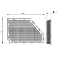 FEBI BILSTEIN Luftfilter 174685, höger