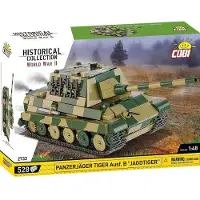 COBI 2733, Tank model, 1:48, Panzerjäger Tiger Ausf.B Jagdtiger, Alla, 528 styck, 8 År