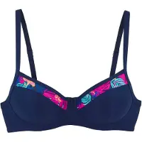 LASCANA Bikiniöverdel marinblå / turkos / kobaltblå / neonrosa
