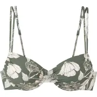 s.Oliver Bikiniöverdel 'LM' beige / grön