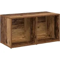 vidaXL TV-bänkset 2 pcs Gammalt trä 72 x 35 x 36,5 cm Konstruerat trä