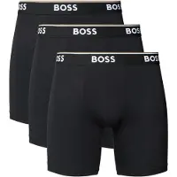 BOSS Boxershorts svart / vit