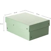 Falken Pure förvaringsbox 1250 ark pastellgrön 18,0×25,0×10,0 cm (22001920000F) 1 st