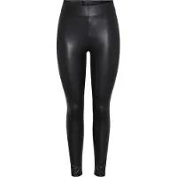 Pieces New Shiny Leggings Svart XS-S Kvinna