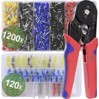 Quadrios 22T008 22T008 Crimptång-set Ändhylsor 0.25 till 10 mm² Inkl. ändhylsa sortiment
