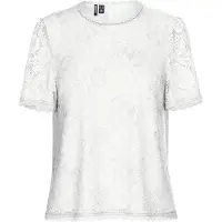 Pieces Blus 'PCOLLINE' vit