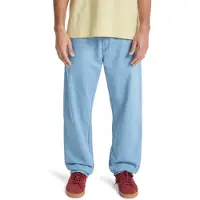Quiksilver - Byxor - Taxer Regular Denim Pant 2001 Stone Wash för UnisexBomull - Storlek XL - Blå