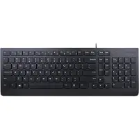 Lenovo Essential - Tangentbord - USB - QWERTY - norsk - svart - brun låda