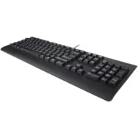 Lenovo Preferred Pro II - Tangentbord - full size - USB - QWERTY - dansk - svart - brun låda