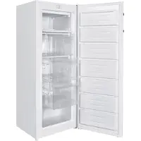 Scandomestic FRF168WE - Frys - upprätt - bredd: 54.5 cm - djup: 57.5 cm - höjd: 142.5 cm - 168 liter - Klass E - vit