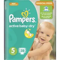Pampers blöjor Active Baby 5, 11–18 kg, 28 st